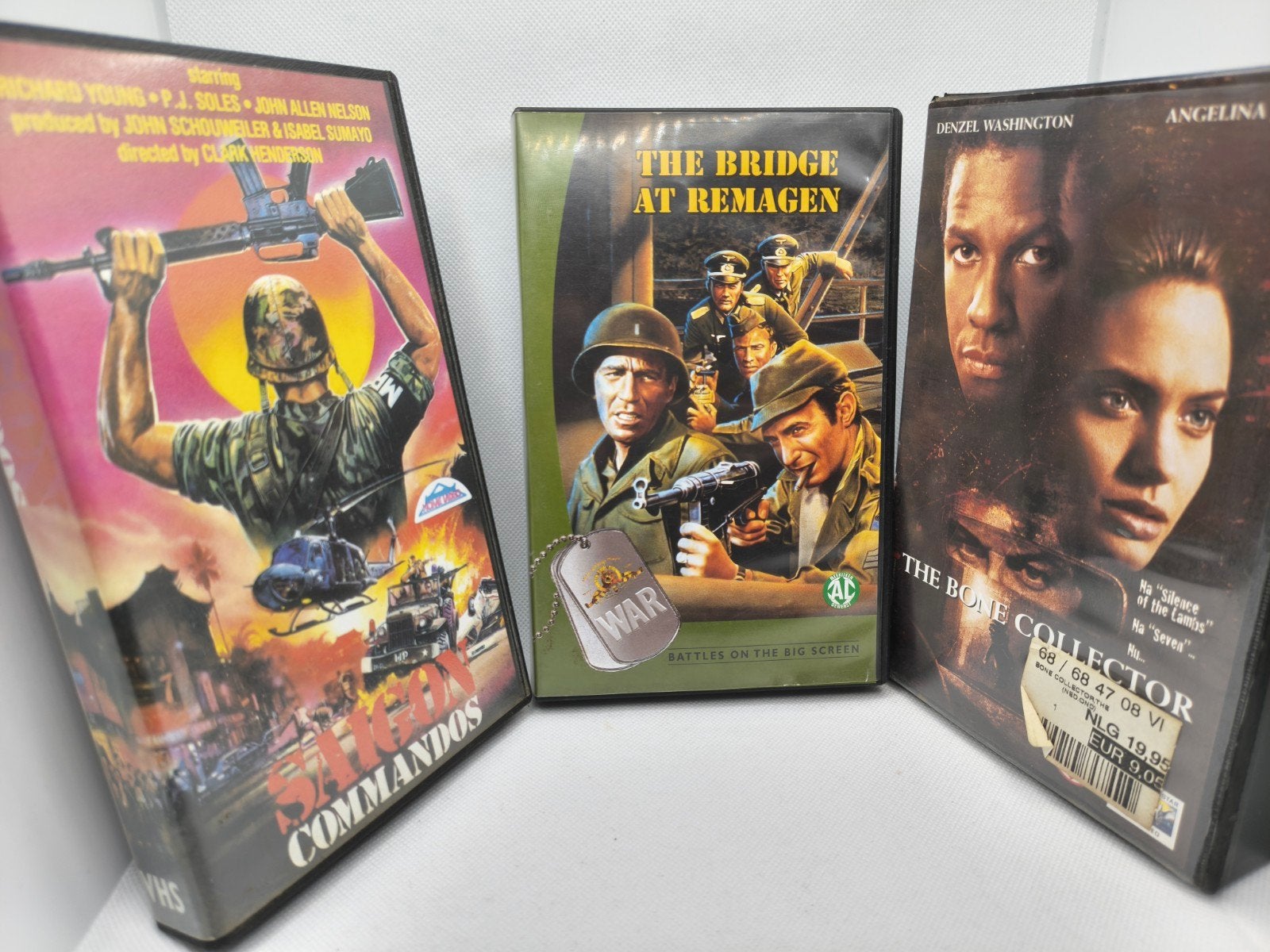 Saigron commandos, the bridge at remagen en bone collector, Alle leeftijden, Ophalen of Verzenden, Zo goed als nieuw, Actie en Avontuur