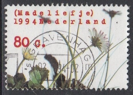 Nederland 1994 1602 Madeliefje, Gest Den Haag, Ophalen of Verzenden, Na 1940, Gestempeld