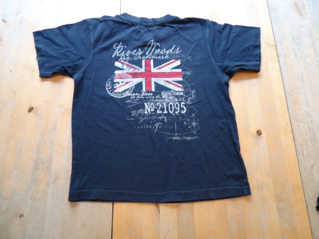 Mooi shirt met print t-shirt Riverwoods maat 146 (R120B), River Woods, Ophalen of Verzenden, Zo goed als nieuw, Shirt of Longsleeve
