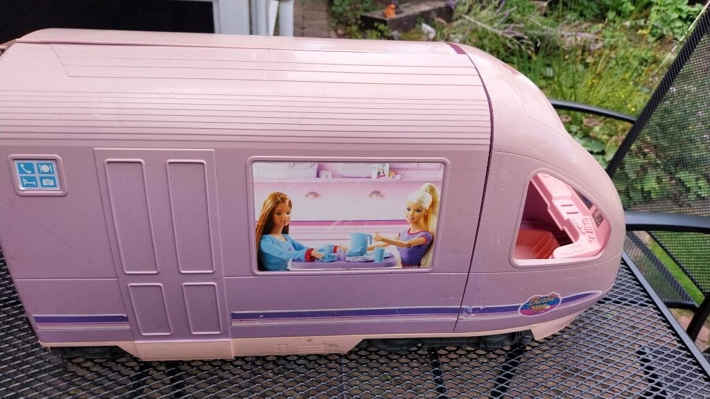 Barbie camper, Ophalen, Gebruikt, Barbie