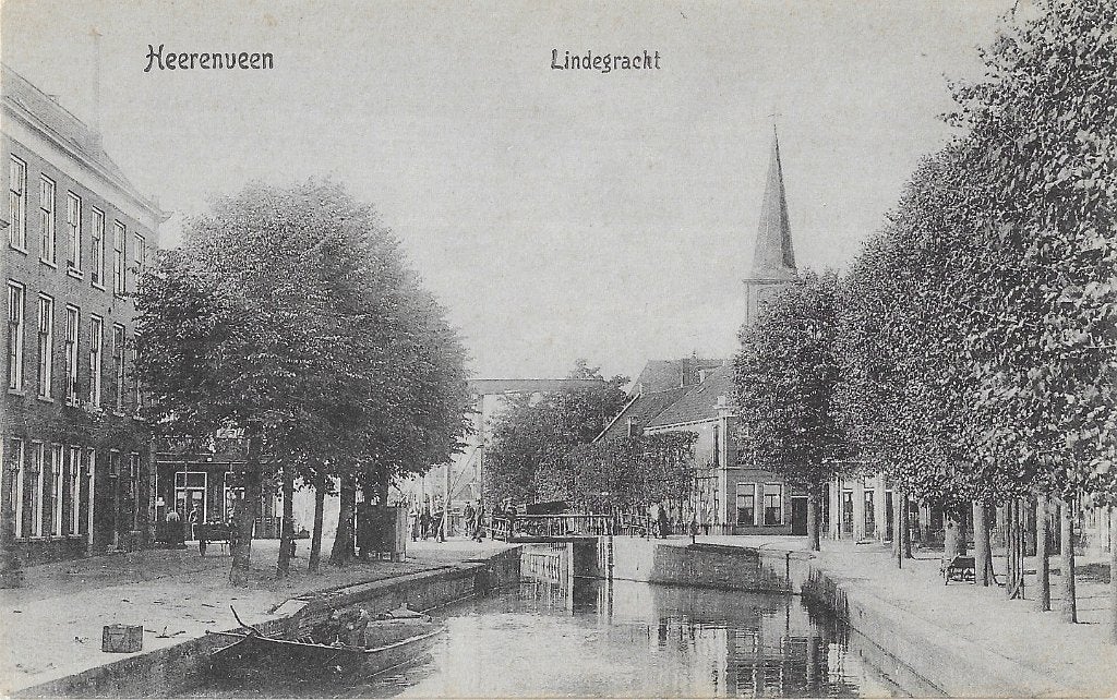 AK Heerenveen - Lindegracht, Verzenden, Voor 1920, Ongelopen, Friesland