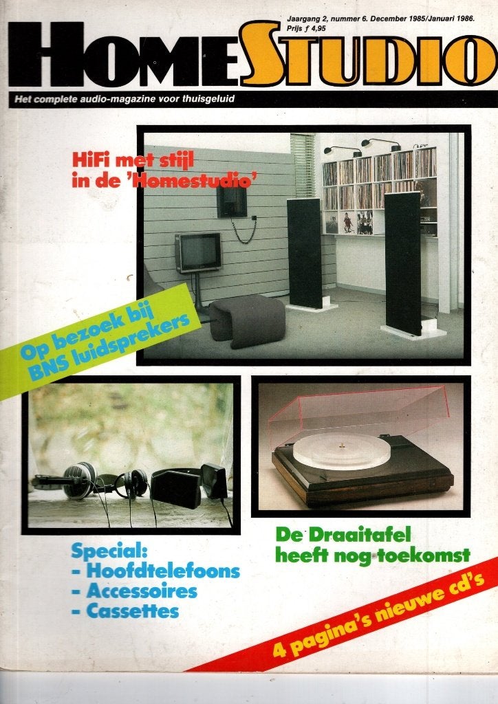 HomeStudio jan. 1986, Ophalen of Verzenden, Gebruikt