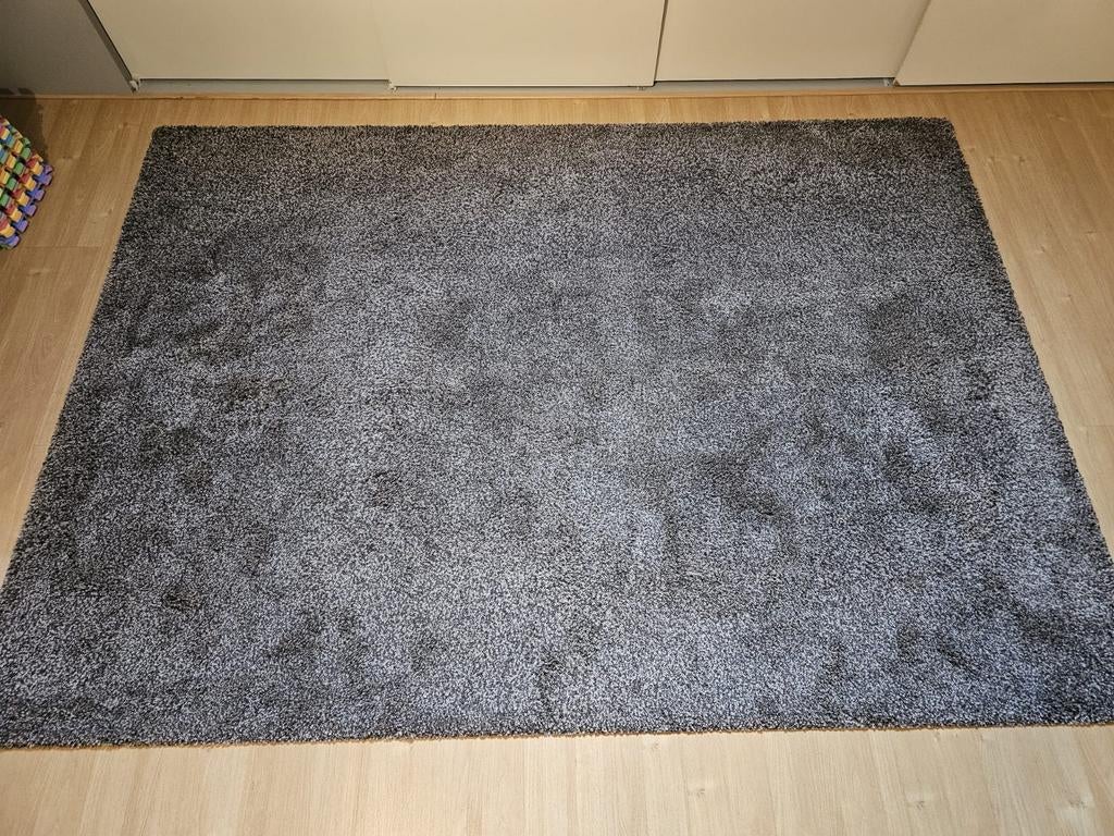 Ikea Adum vloerkleed 170x240cm grijs, Ophalen, Modern, Hoogpolig, 150 tot 200 cm, 200 cm of meer