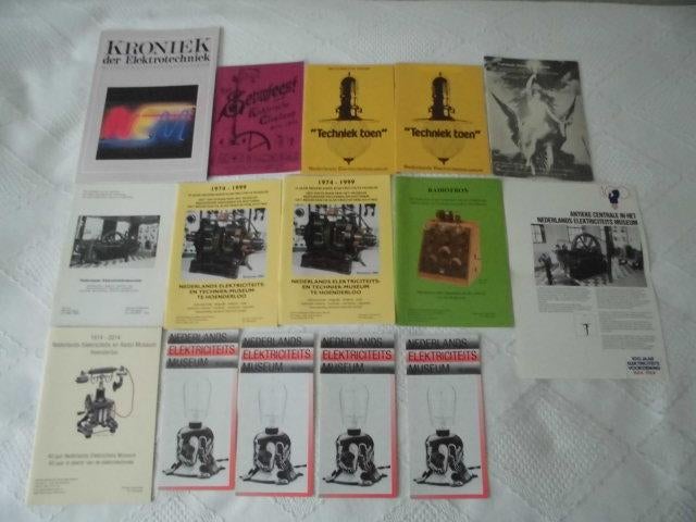 10 boeken elektrotechniek museum Emmen.Nijkerk,Hoenderloo, Ophalen of Verzenden, Zo goed als nieuw, Elektrotechniek, Marcel Ritmeester
