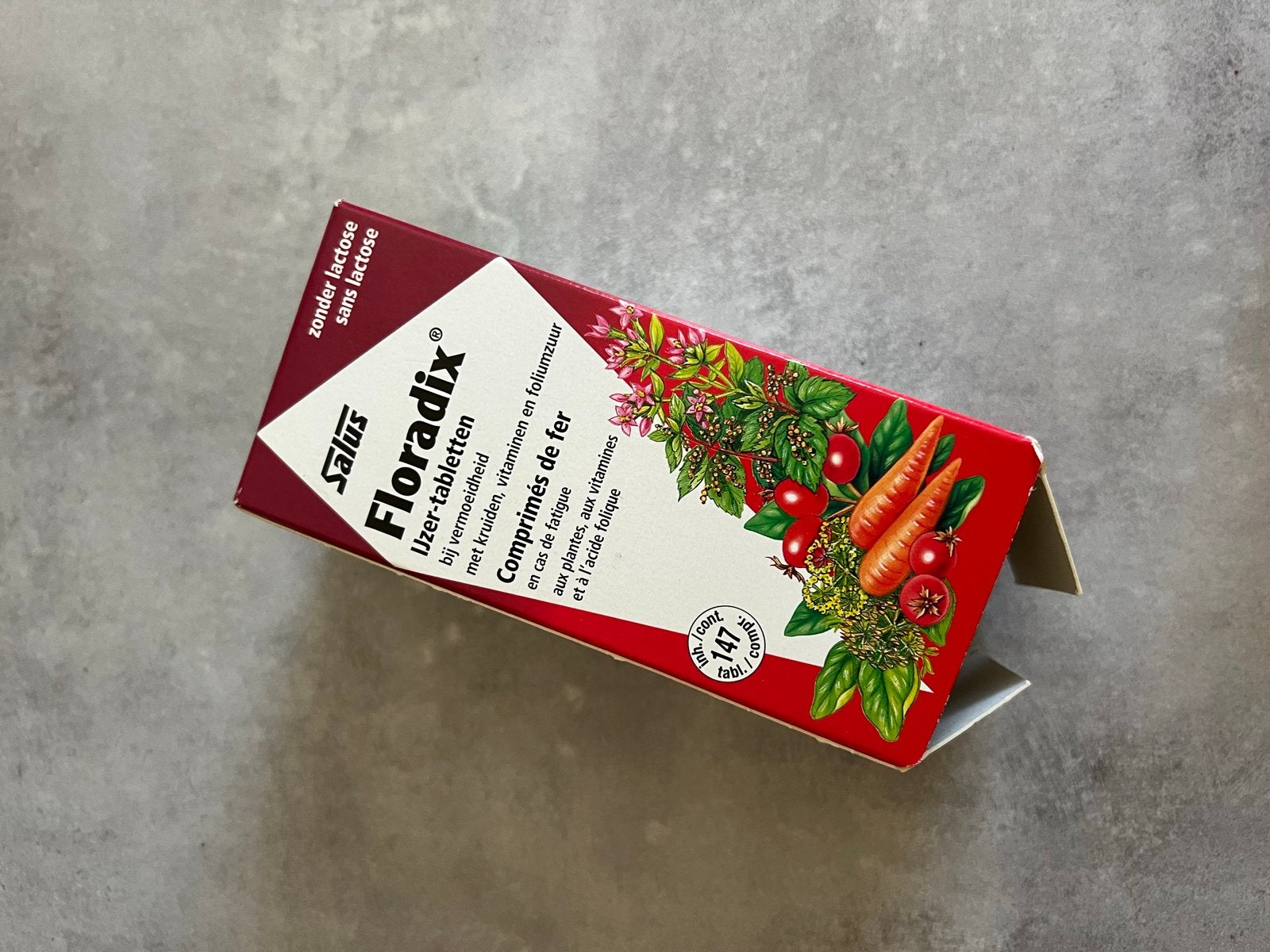 Floradix IJzer-tabletten - 7 strips, Ophalen of Verzenden, Nieuw, Overige typen