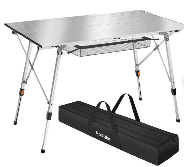 Aluminium camping tafel inklapbaar, Caravans en Kamperen, Ophalen of Verzenden, Zo goed als nieuw, Campingtafel