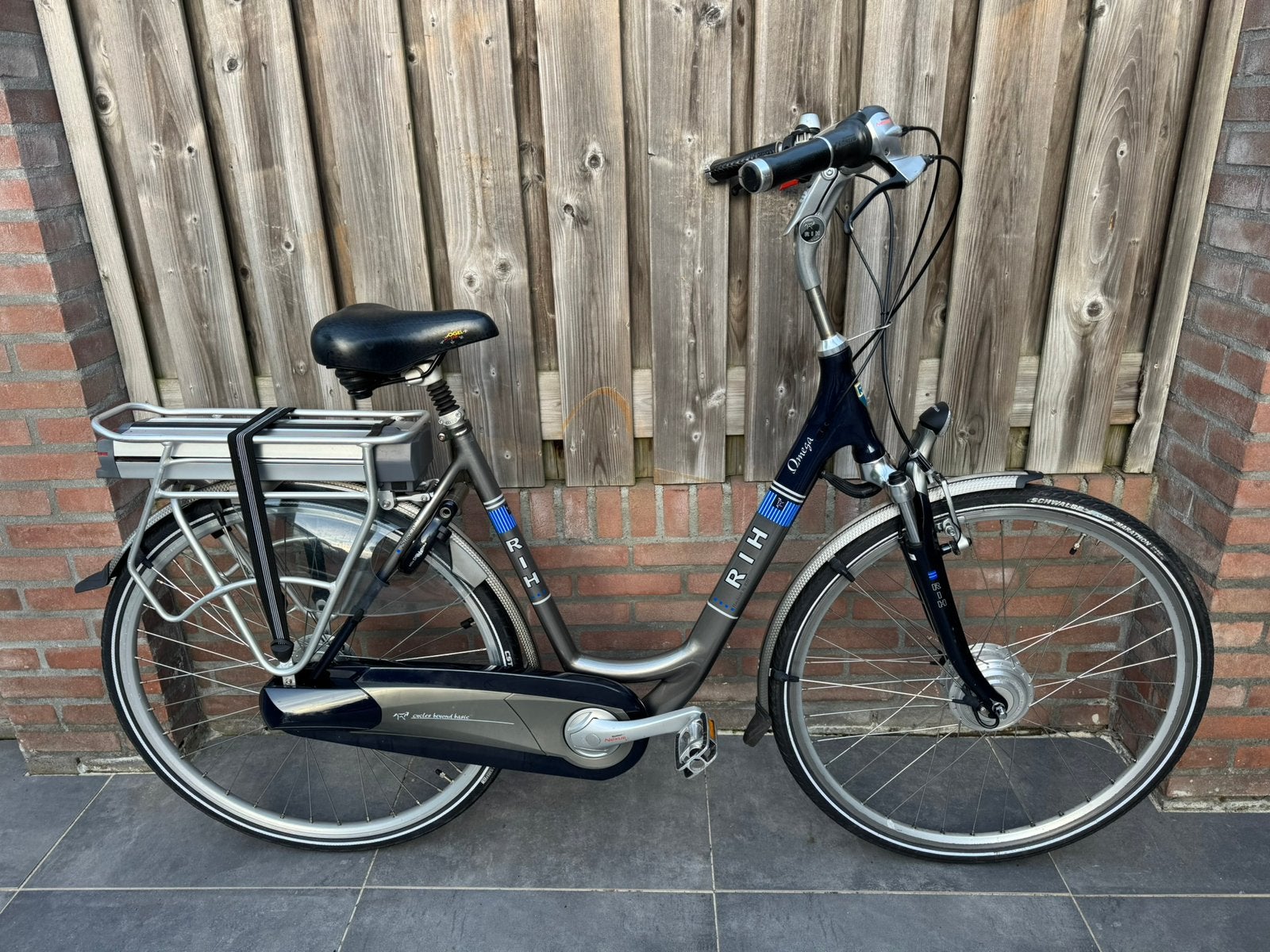 RIH Omega Elektrische fiets D54cm Accu 500Wh ZGAN!, Overige merken, Ophalen of Verzenden, Zo goed als nieuw, 51 tot 55 cm