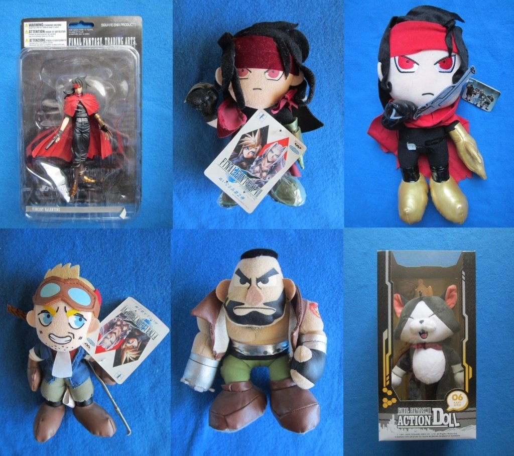 Final Fantasy 7 VII figuur Vincent, Cid, Barret, Cait Sith, Ophalen of Verzenden