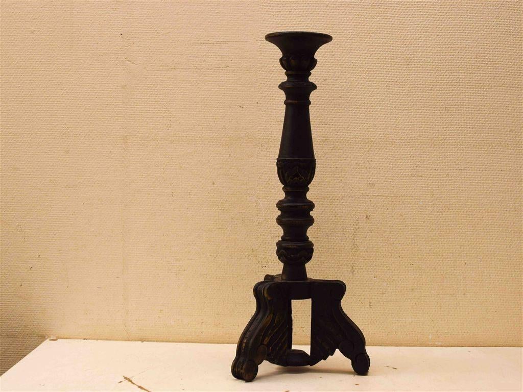 Houten kandelaar 44788, Huis en Inrichting, Woonaccessoires | Kandelaars en Kaarsen, Ophalen of Verzenden, Gebruikt, Overige materialen