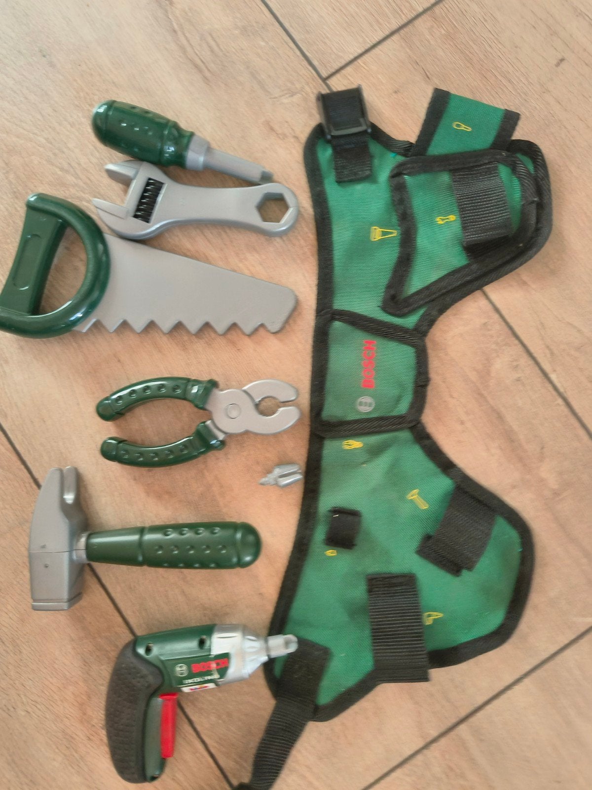 Bosch Gereedschapsgordel met Bouwset en Kindergereedschap, Ophalen of Verzenden, Gebruikt, Bouwen