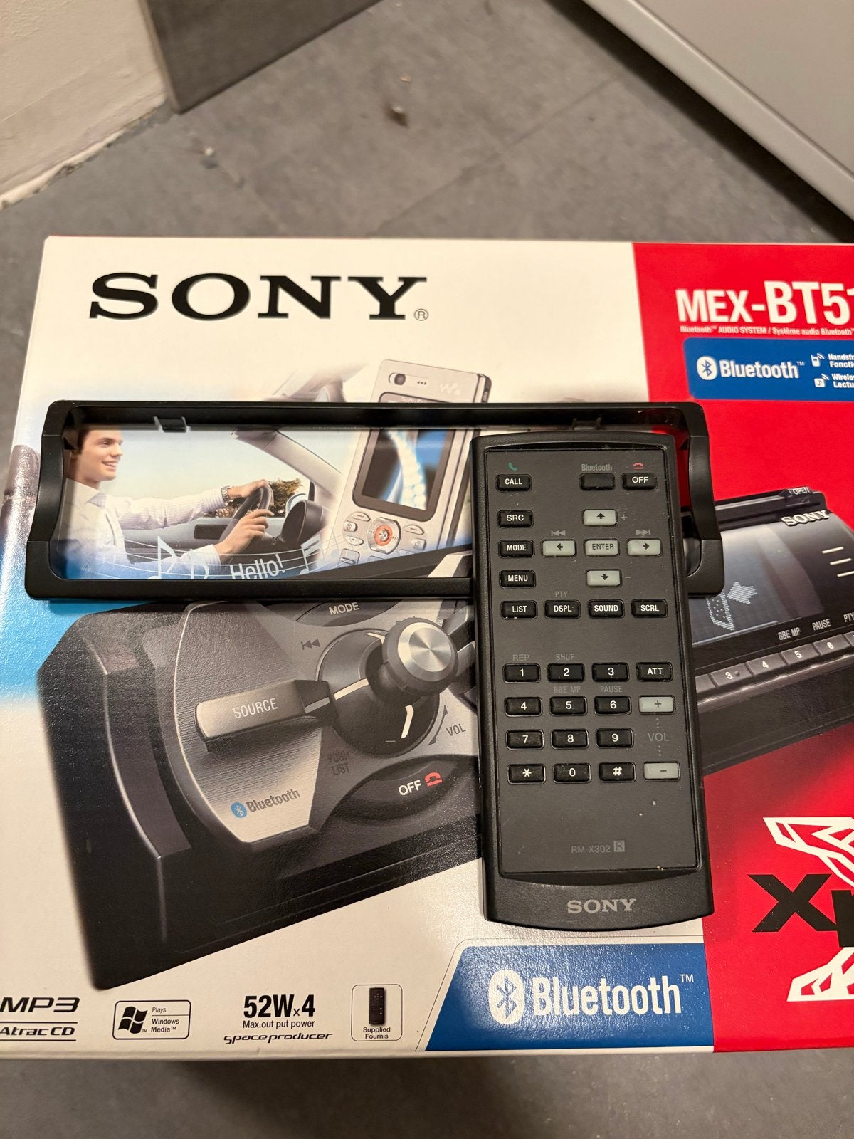 Sony MEX-BT5100 Autoradio met Bluetooth en afstandsbediening, Auto diversen, Autoradio's, Ophalen of Verzenden, Zo goed als nieuw