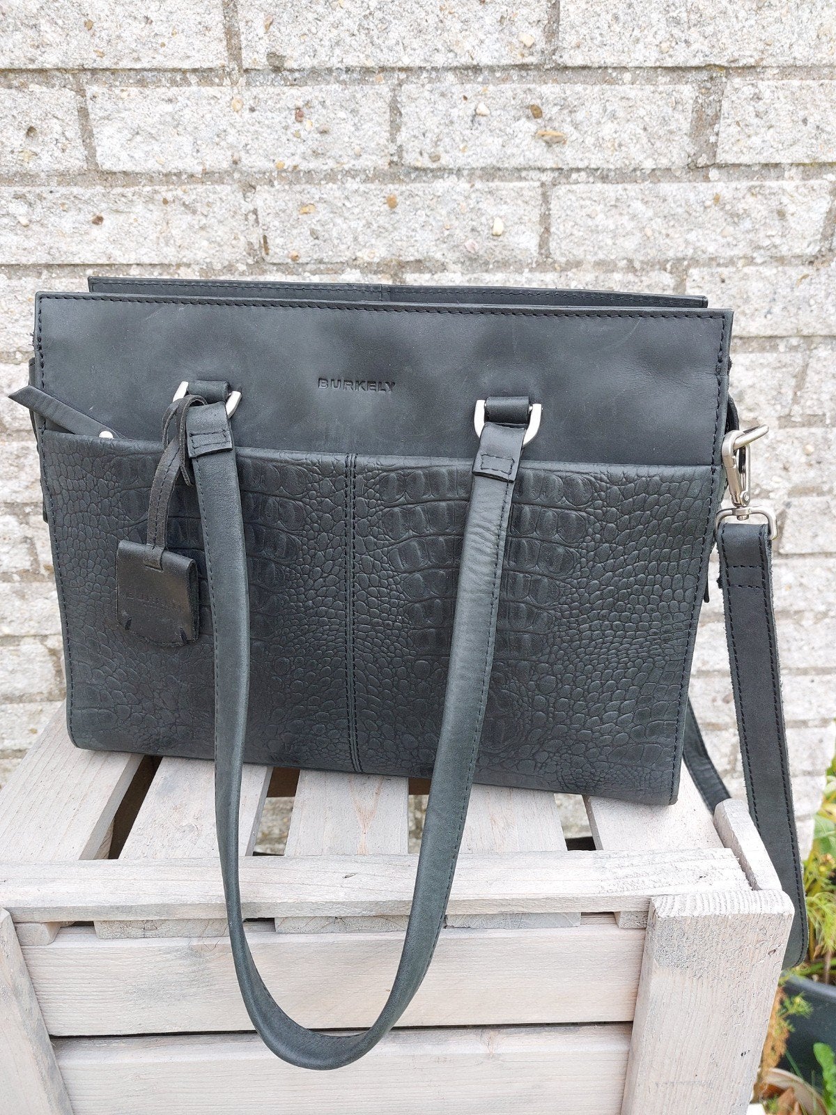 Burkely all about Ally handbag s, Ophalen of Verzenden, Zo goed als nieuw, Bruin, Handtas