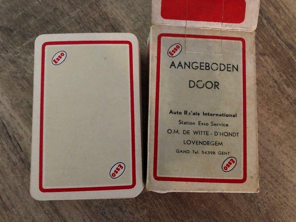 speelkaarten Esso, Ophalen of Verzenden, Gebruikt, Speelkaart(en)
