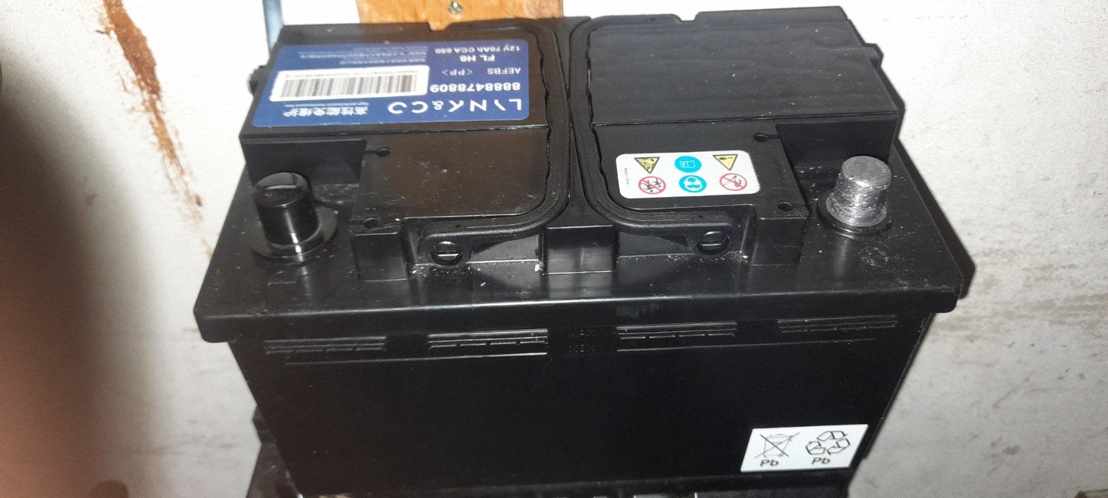 Auto accu 12V 70Ah 650/760, Auto-onderdelen, Accu's en Toebehoren, Ophalen of Verzenden, Gebruikt, Overige automerken