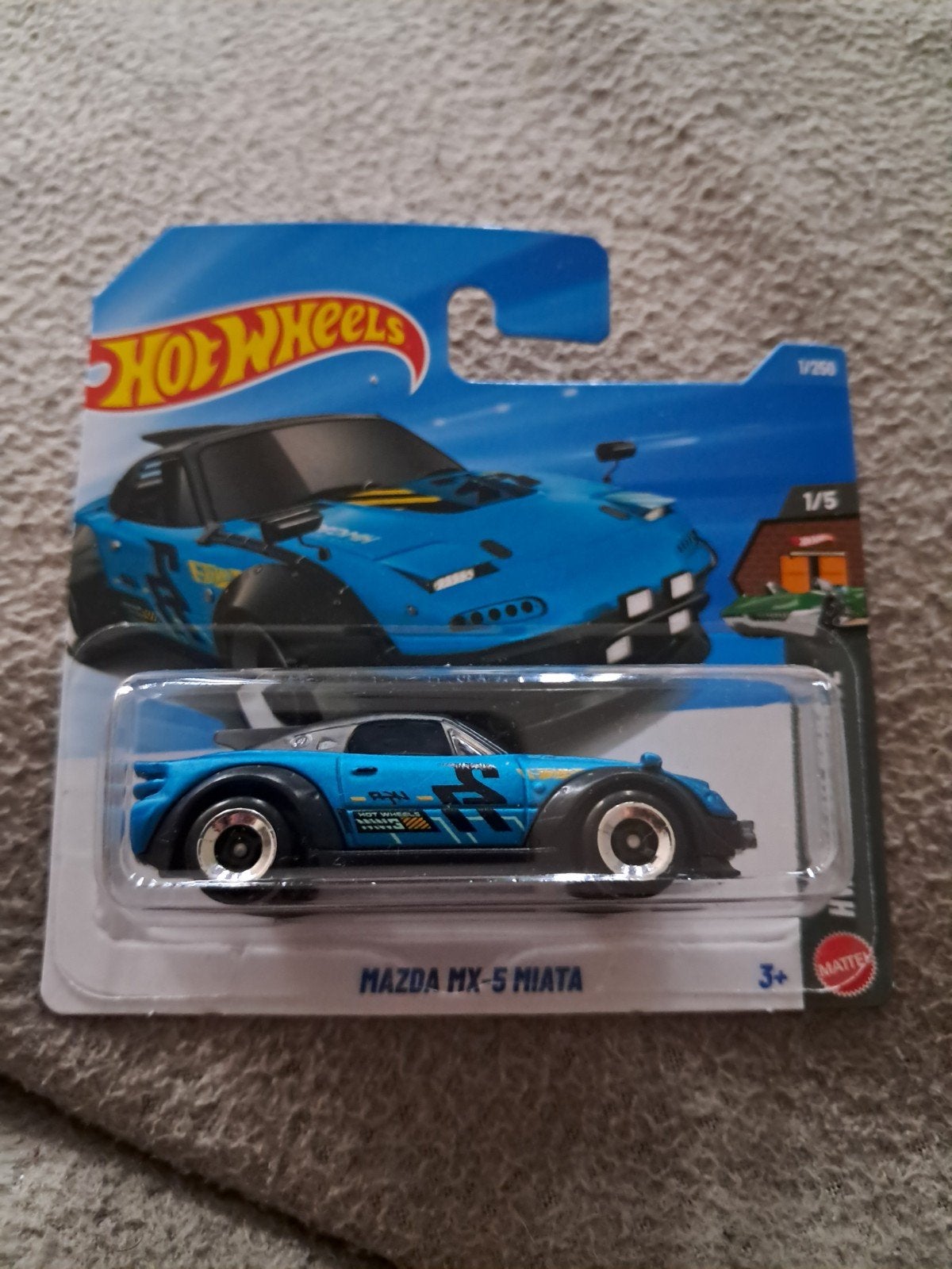 Hot Wheels Mazda MX-5 Miata blauw nieuw in verpakking, Ophalen of Verzenden, Nieuw, Auto