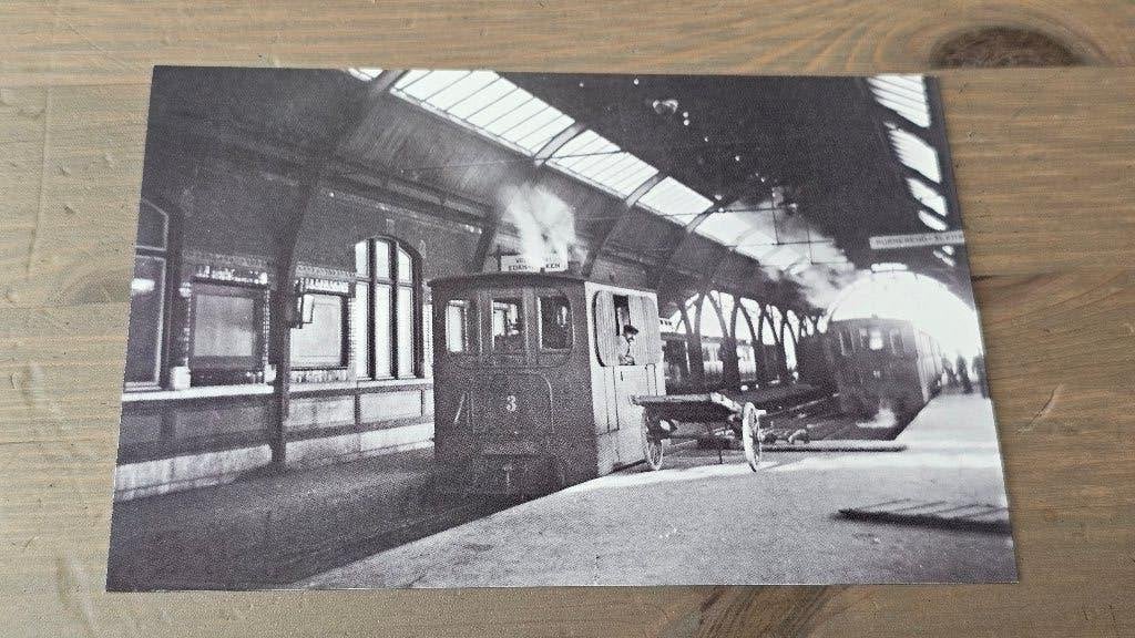 Foto TRAM TNHT Amsterdam Tramstation Noord pre NZH Stoomtram, Verzamelen, Spoorwegen en Tramwegen, Verzenden, Gebruikt, Tram, Overige typen