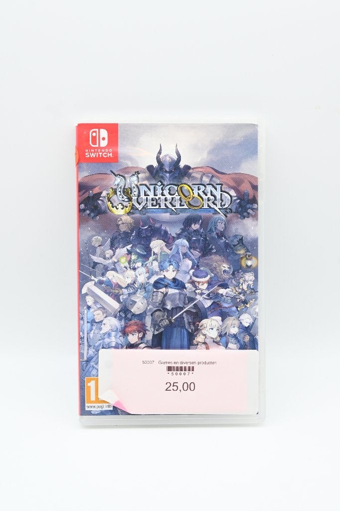 Nintendo Switch Unicorn Overlord, Spelcomputers en Games, Gebruikt, -, 1 speler, Ophalen of Verzenden