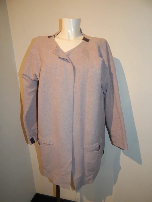 Henriette Steffensen poeder roze fleece achtig net vest M, Maat 38/40 (M), Henriette Steffensen, Verzenden, Zo goed als nieuw