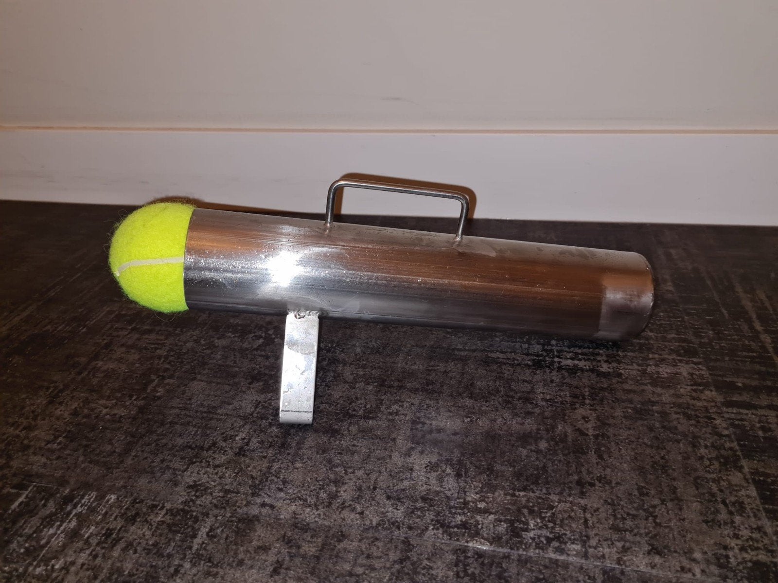 carbidkanon, rvs 30cm, tennisbal, melkbus, oud en nieuw, Ophalen of Verzenden, Nieuw