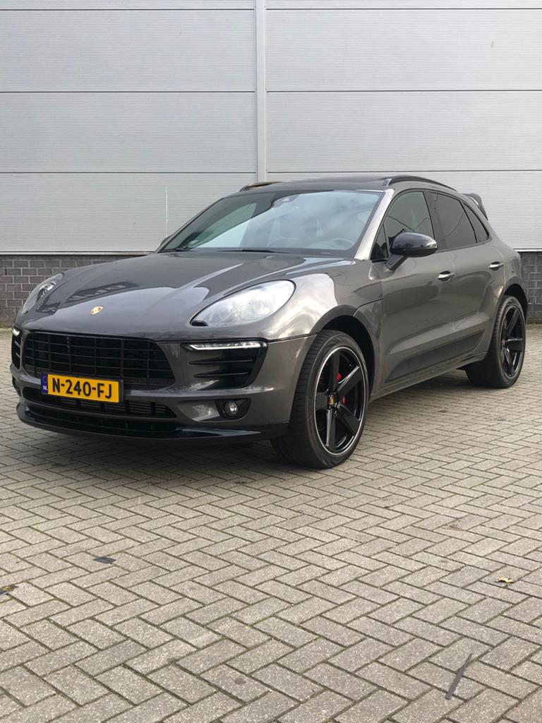 Porsche Macan 3.0D S 190KW 2017 Grijs PANORAMADAK, Auto's, Porsche, Automaat, 258 pk, Diesel, Particulier