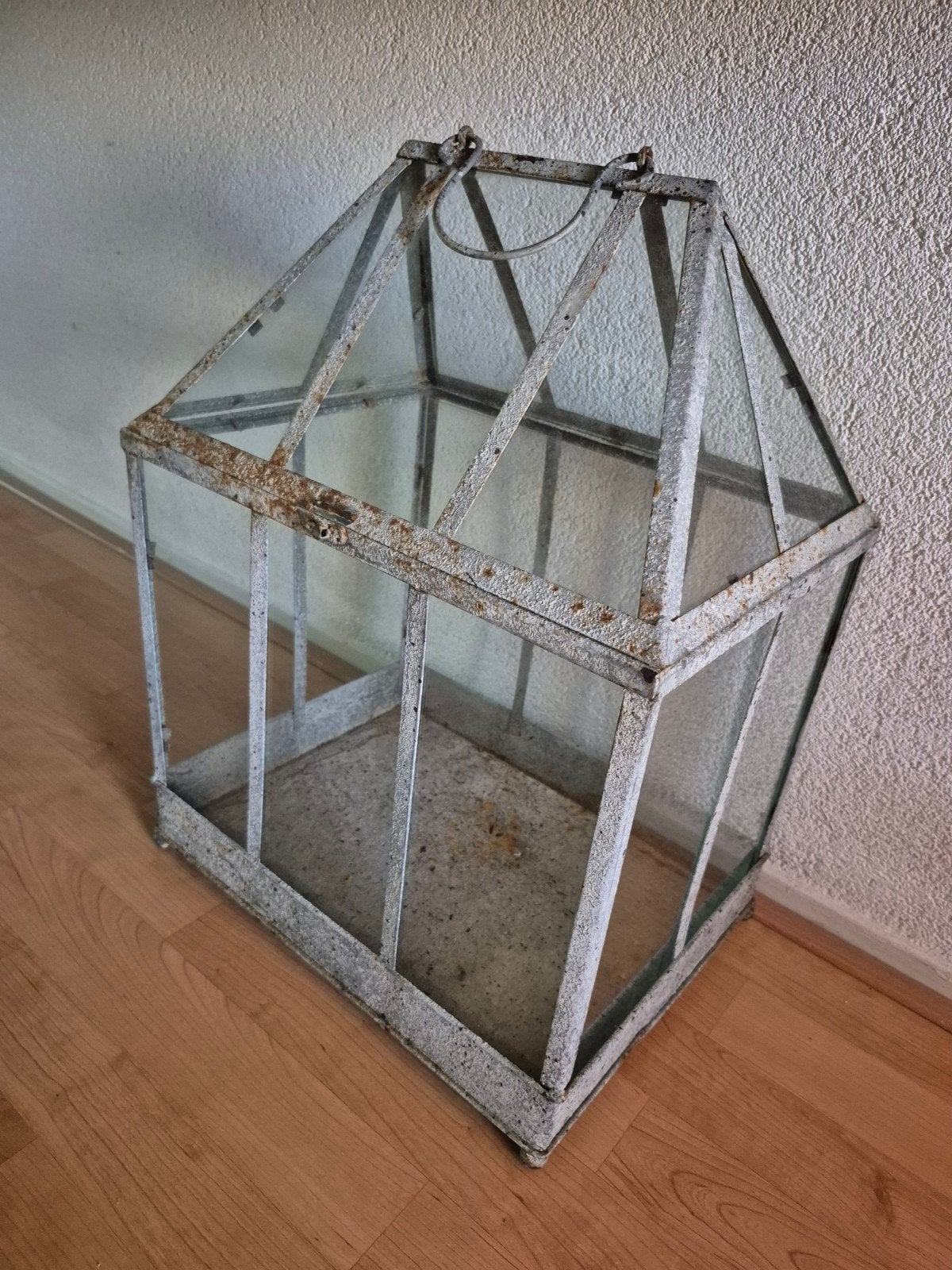 ijzeren tuin plantenkasje kweekkasje, Ophalen