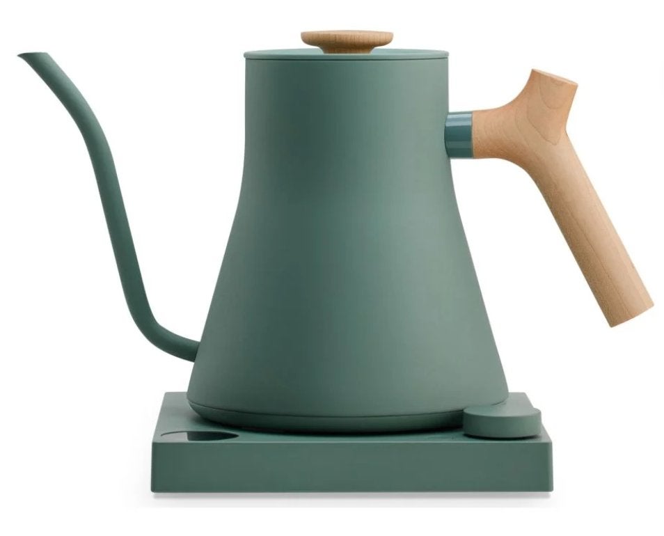 Fellow Raven theeketel  nieuw in doos (matcha groen), Theepot/fluitketel, Ophalen, Nieuw