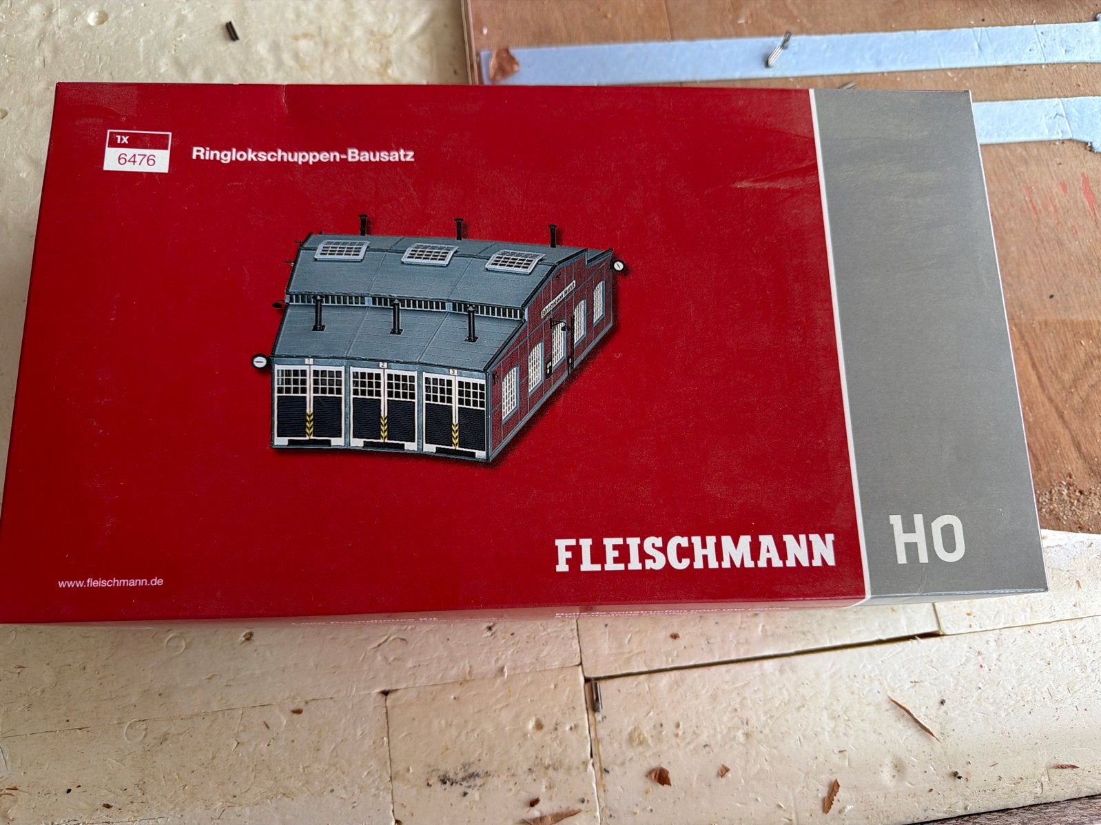 Fleischmann 6476 H0 Ringlocloods - Netjes Gebouwd + OVP, Hobby en Vrije tijd, Gebruikt, Gelijkstroom, Fleischmann, Brug, Tunnel of Gebouw