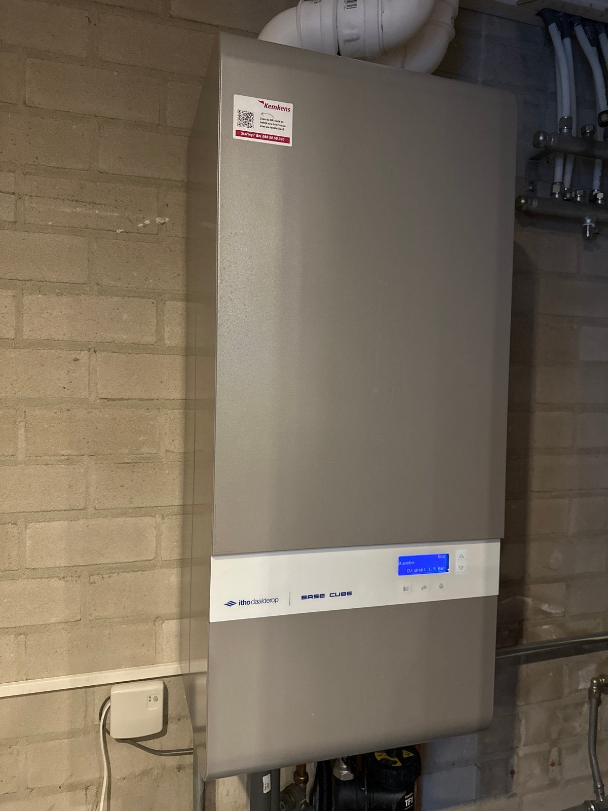 Itho Daalderop Base Cube CV-ketel uit 2021, Ophalen, Gebruikt, Hoog rendement (Hr), Cv-ketel of Combi-ketel