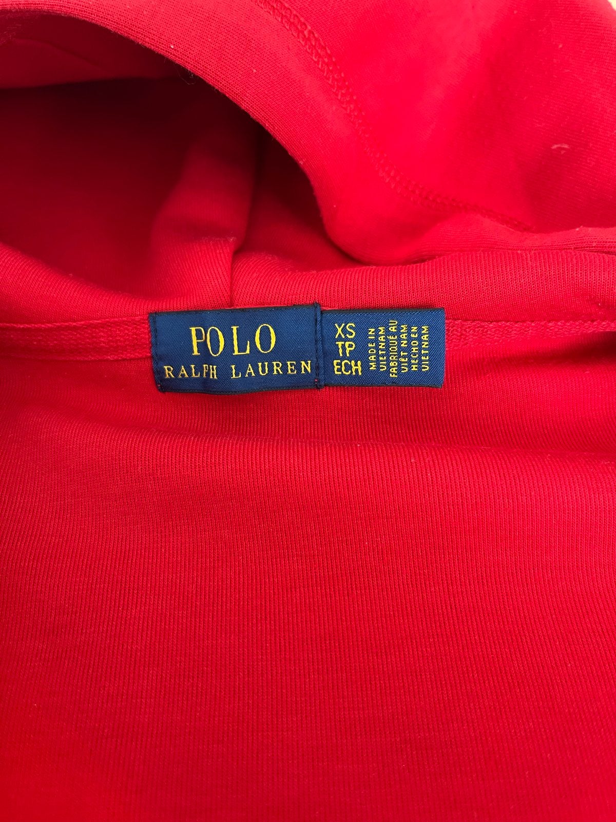 Polo Ralph Lauren hoodie rood - Zo goed als nieuw, Kleding | Dames, Truien en Vesten, Ophalen, Zo goed als nieuw, Maat 34 (XS) of kleiner