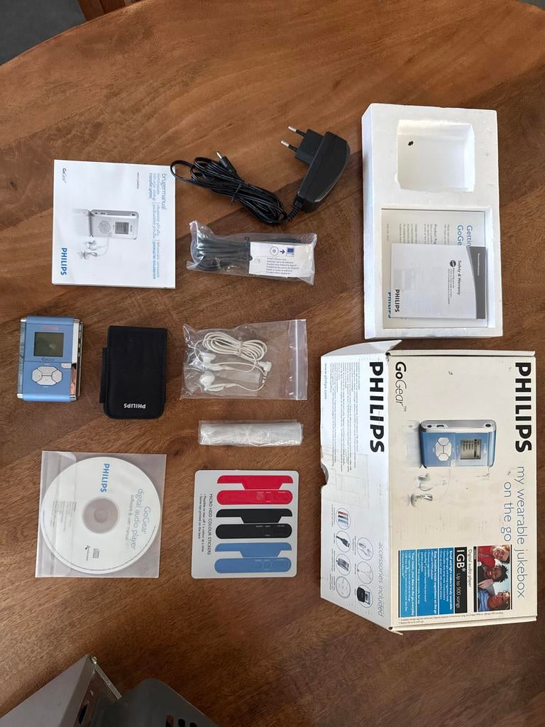 Philips GoGear HDD0500/00 MP3-speler 1GB - Zo goed als nieuw, Ophalen of Verzenden, Nieuw, Philips, Minder dan 2 GB
