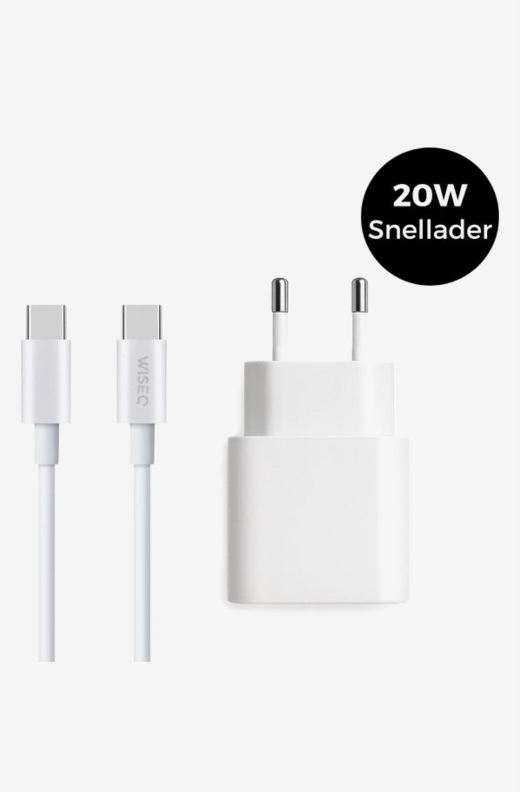 Foto 3 van 20W Snellader met USB-C Kabel - GaN Technologie