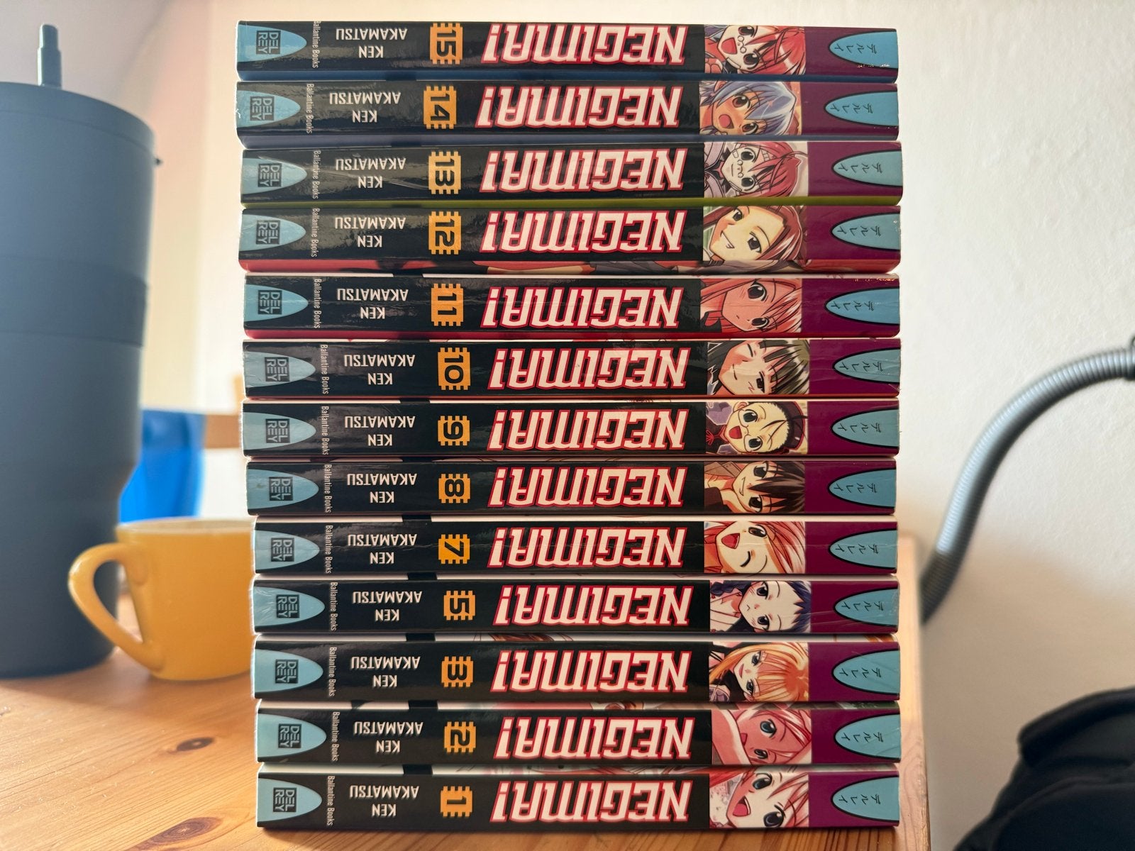 Negima! Magister Negi Magi Manga - Deel 1,2,3,5,7-15 (Engels, Boeken, Meerdere stripboeken, Ophalen of Verzenden, Gelezen