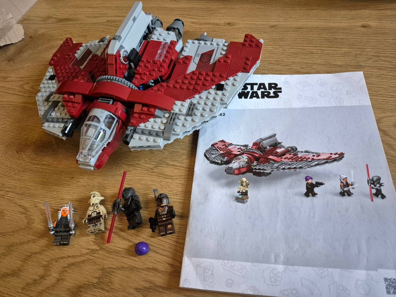 Lego Star Wars 75362 Ahsoka Tano's T-6 Jedi Shuttle, Gebruikt, Star Wars, Lego, Ophalen of Verzenden