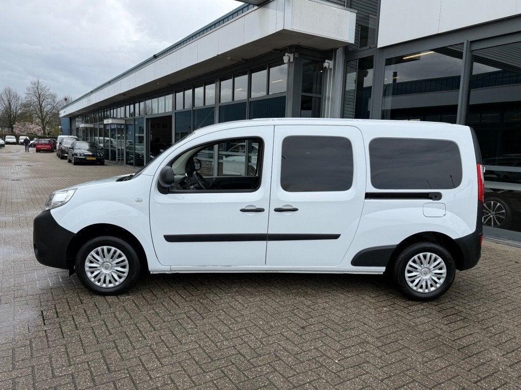 Renault KANGOO 1.5 DCI KANGOO MAXI EXPRESS 95PK PDC L+R SCHU, Auto's, Renault, Wit, Bedrijf, 2 stoelen