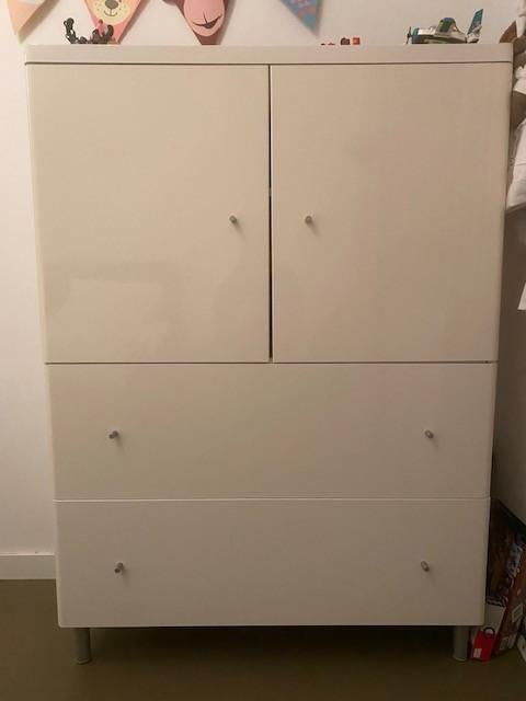 Ikea ladenkast met deuren, Ophalen, Gebruikt, 1 of 2 laden, 100 tot 150 cm