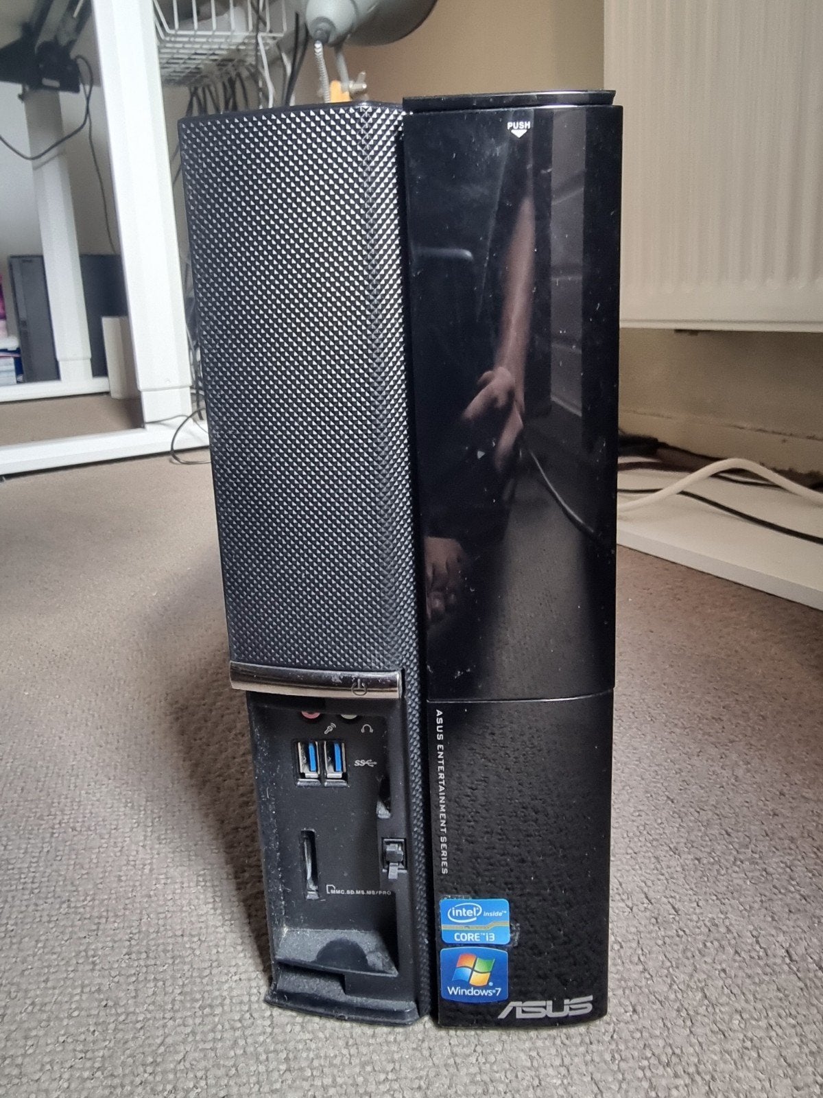 ASUS Desktop PC - Intel i3-2120, 8GB RAM, SSD+HDD, Gebruikt, 8 GB, ASUS, Ophalen of Verzenden