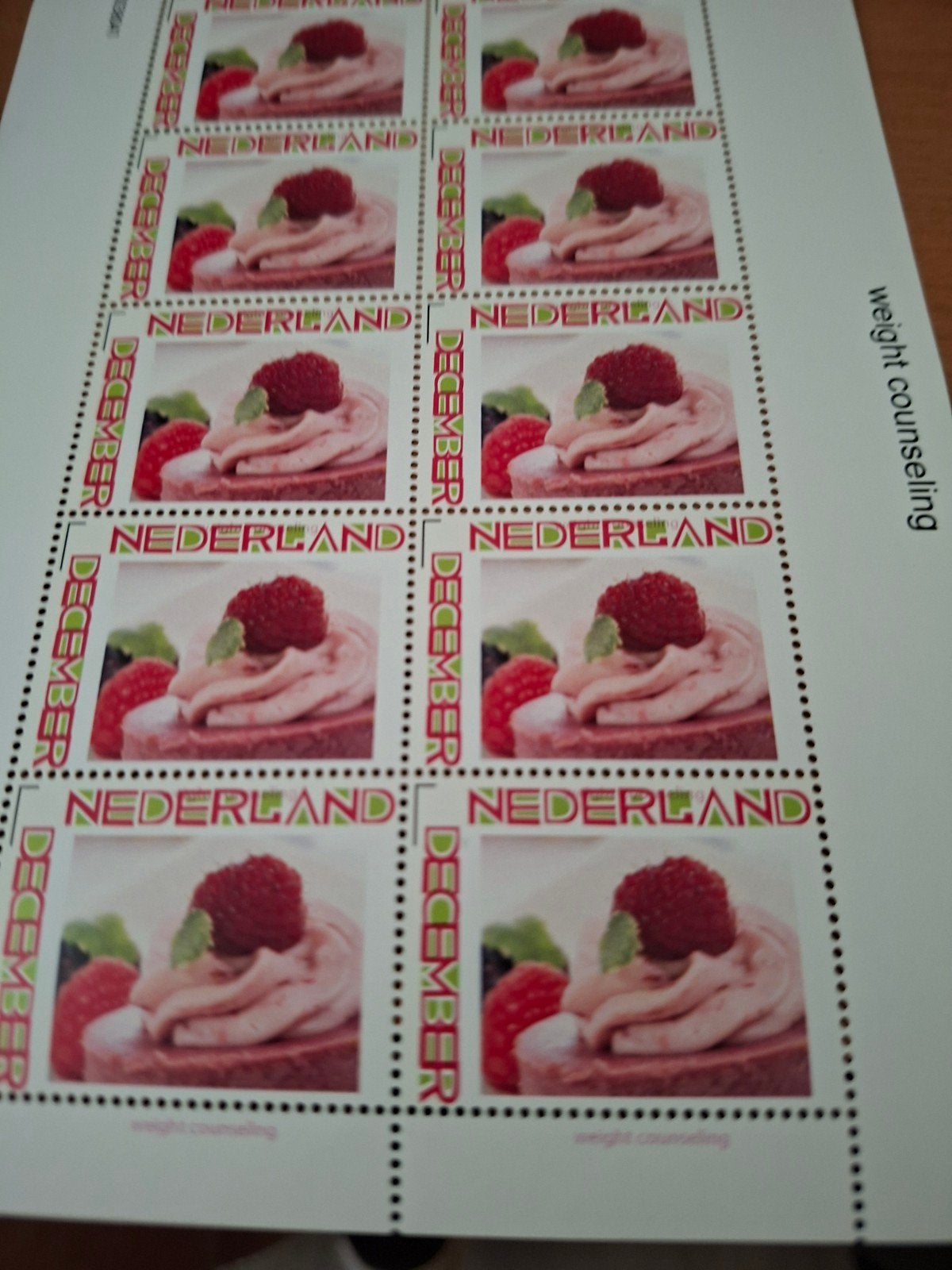 Nederland December Postzegels - Taartje met Framboos, Ophalen of Verzenden, Na 1940, Postfris
