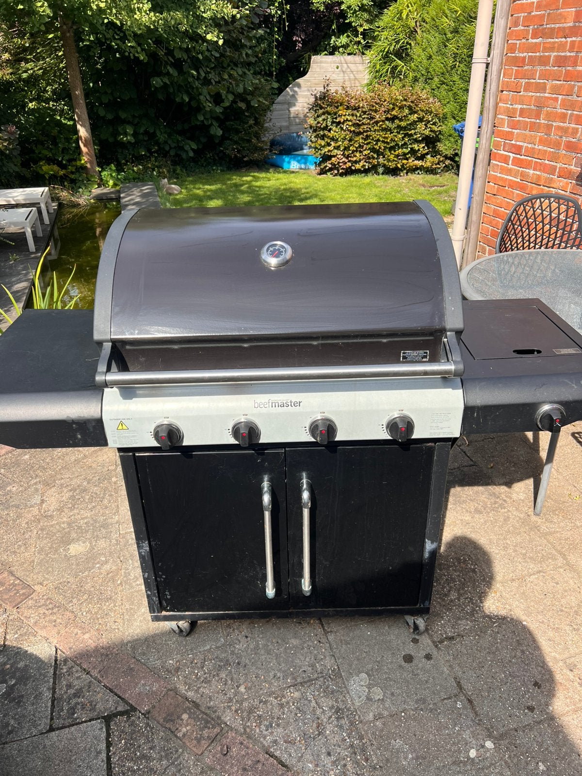 Gas BBQ Beefmaster, Ophalen, Gebruikt