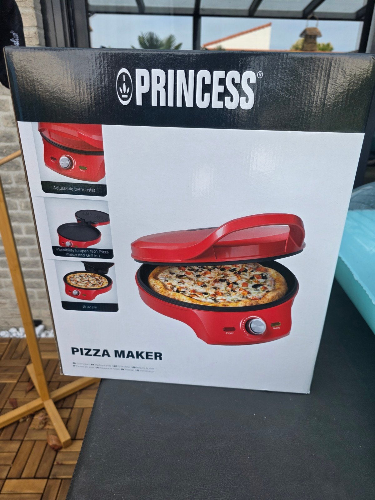 Nieuwe Princess Pizza Maker - Perfecte Pizza's Thuis, Minder dan 45 cm, Overige merken, Pizzaoven, Nieuw