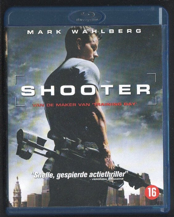 Shooter. Blu-ray., Ophalen of Verzenden, Gebruikt, Thrillers en Misdaad