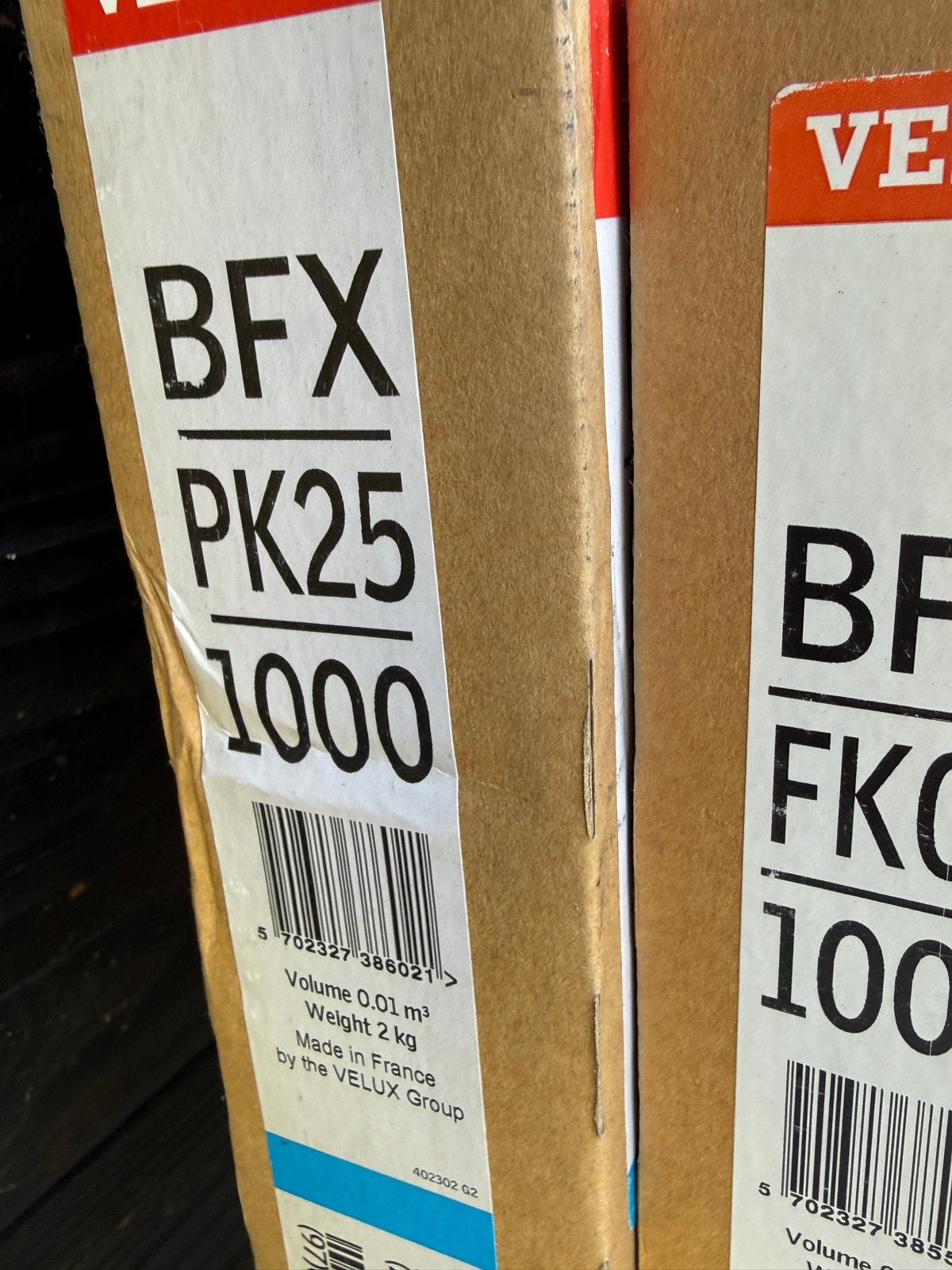 Velux BFX Dakraam Waterkerend Ondermanchet Nieuw, Ophalen, Minder dan 80 cm, 80 tot 120 cm, Nieuw