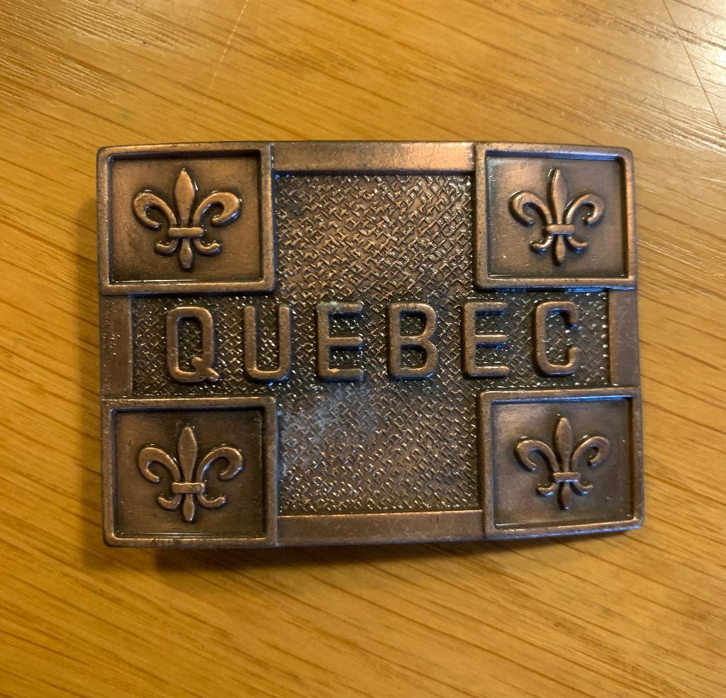 Vintage Riemgesp buckle Quebec, Losse buckle of gesp, Overige kleuren, Quebec, Minder dan 95 cm