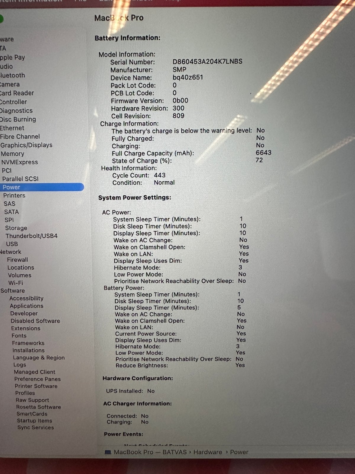 Foto 8 van Macbook pro 2019 16inch i7 16gb
