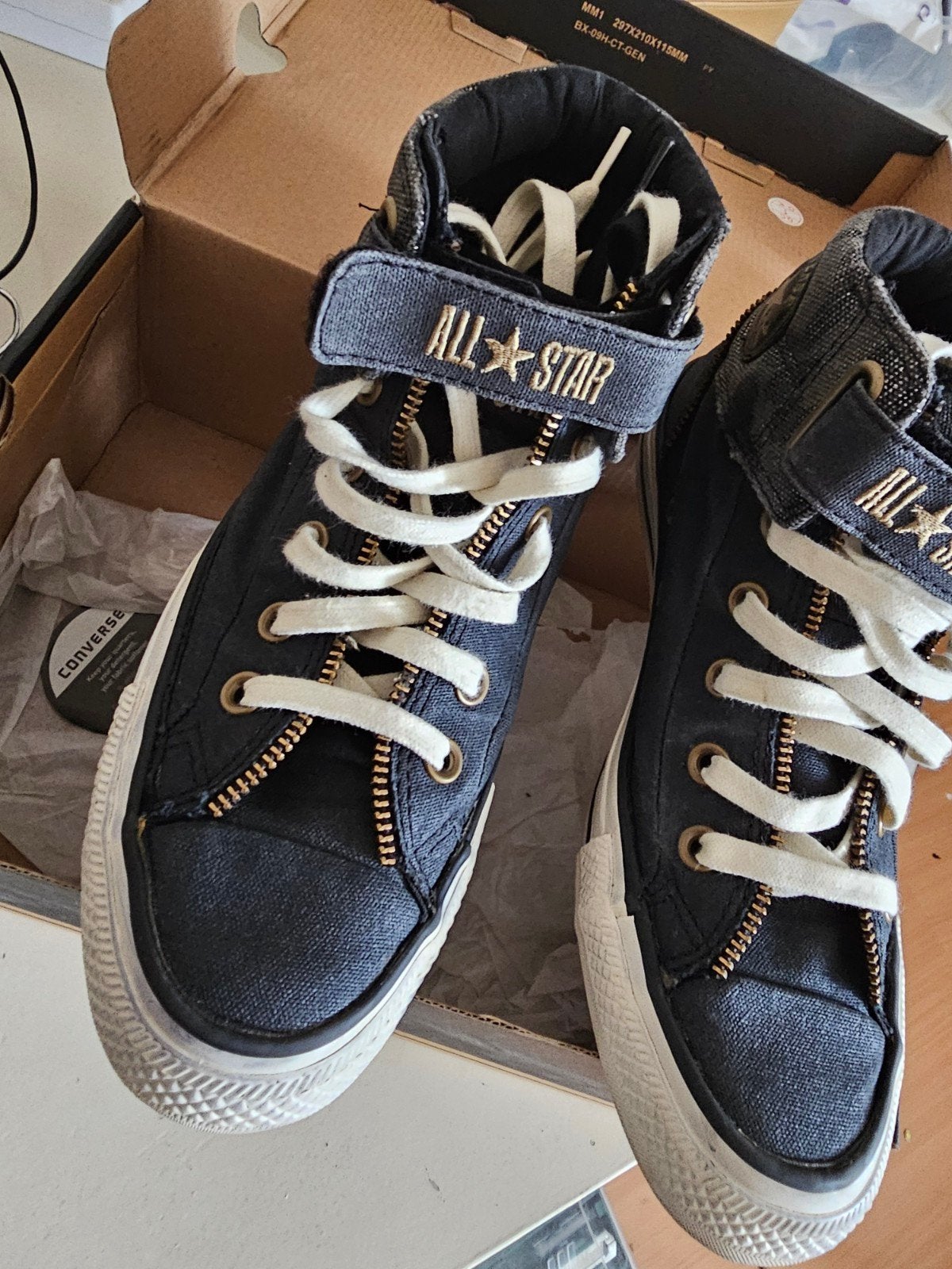 Converse maat 38, Ophalen of Verzenden, Zo goed als nieuw, Zwart, Sneakers of Gympen