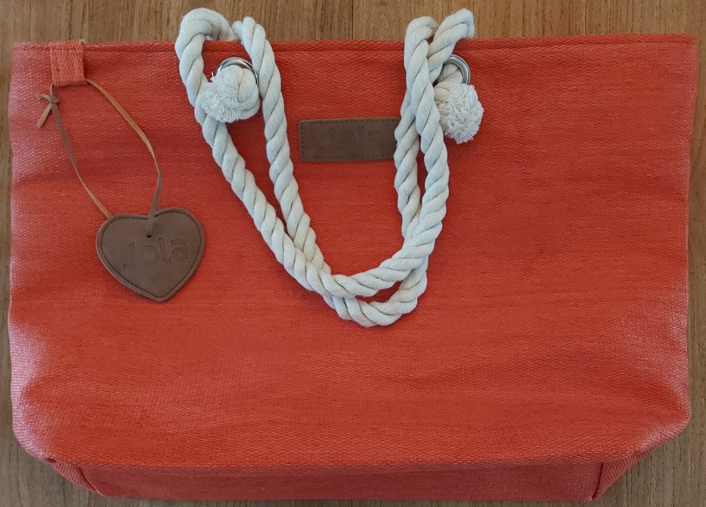 Strandtas / shopper rood van Jola Mode, Ophalen of Verzenden, Nieuw, Rood, Shopper