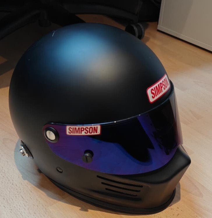 Simpson Bandit SA2020 Composite Helm M (56-57 cm) HANS, Auto diversen, Autosport-onderdelen, Ophalen of Verzenden, Gebruikt