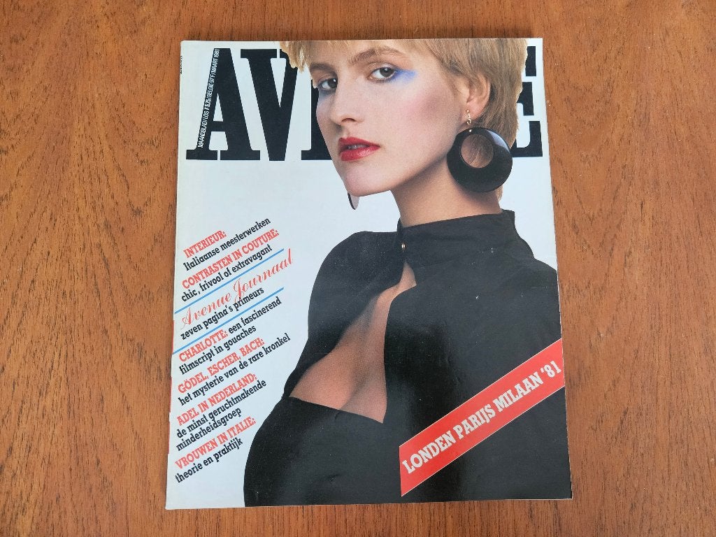 Avenue Maart 1981 | Vintage glossy tijdschrift, Ophalen of Verzenden, Gelezen, Glossy