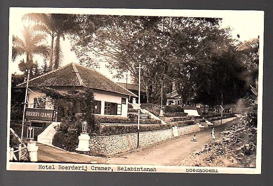 Ned Indië Hotel Boerderij Cramer Selabintanah in Sukabumi, Ophalen of Verzenden, Voor 1920, Frankrijk
