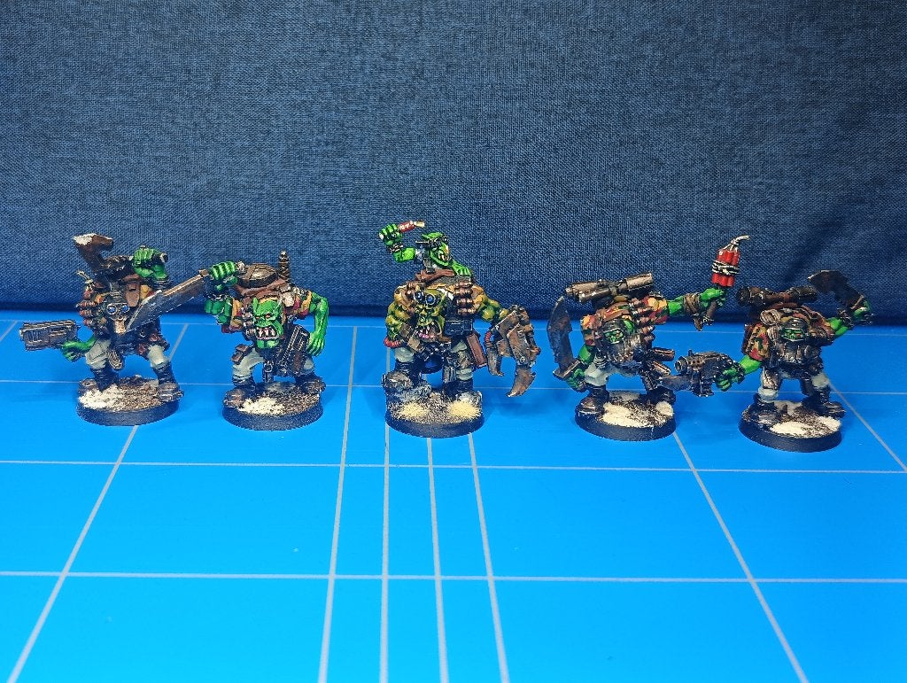 Warhammer 40k Ork Kommandos Set 1 Metal Orks, Hobby en Vrije tijd, Gebruikt, Warhammer, Ophalen of Verzenden, .