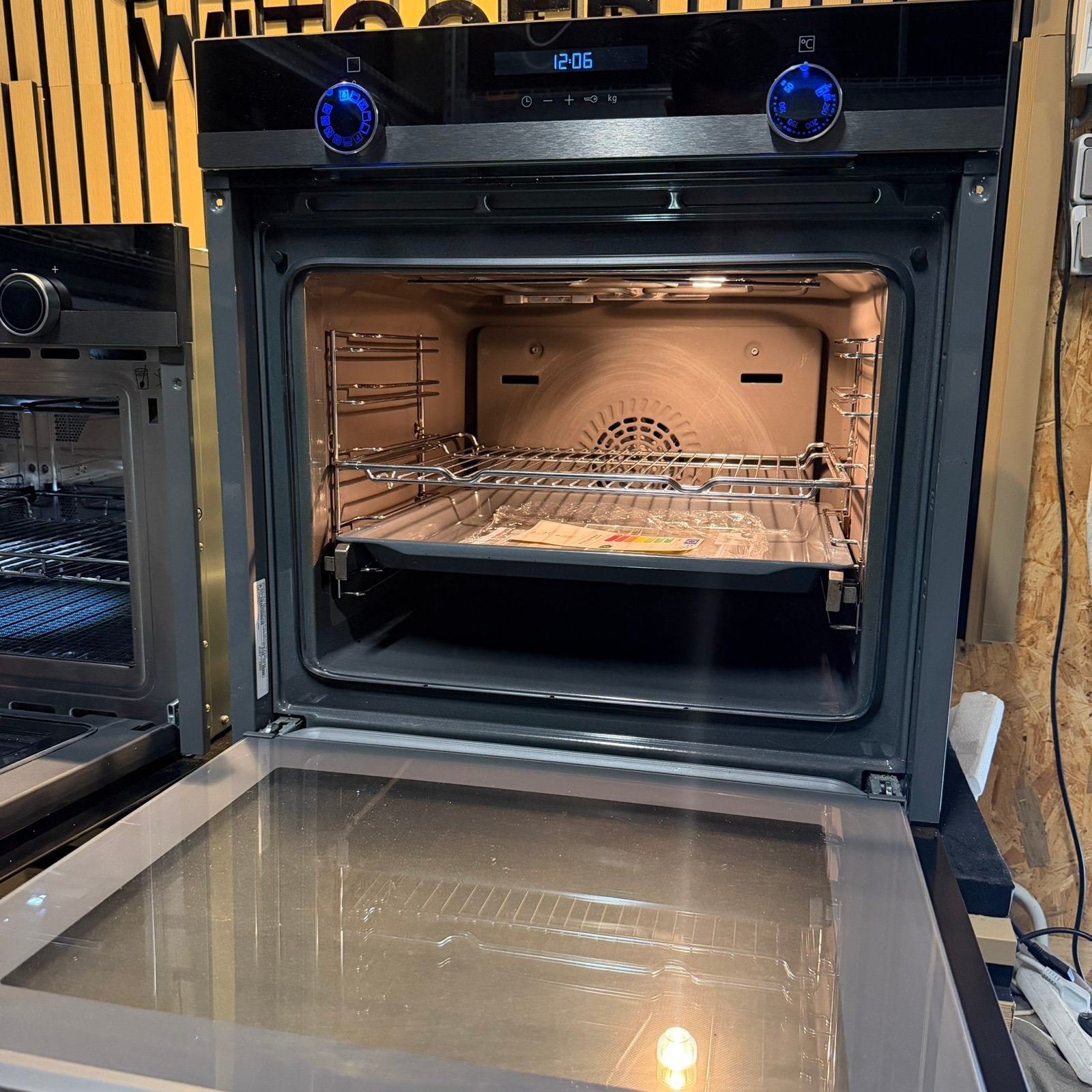 Zeer luxe Siemens solo oven 60 cm hoog blacksteel, Ophalen, Hete lucht, 60 cm of meer, Siemens